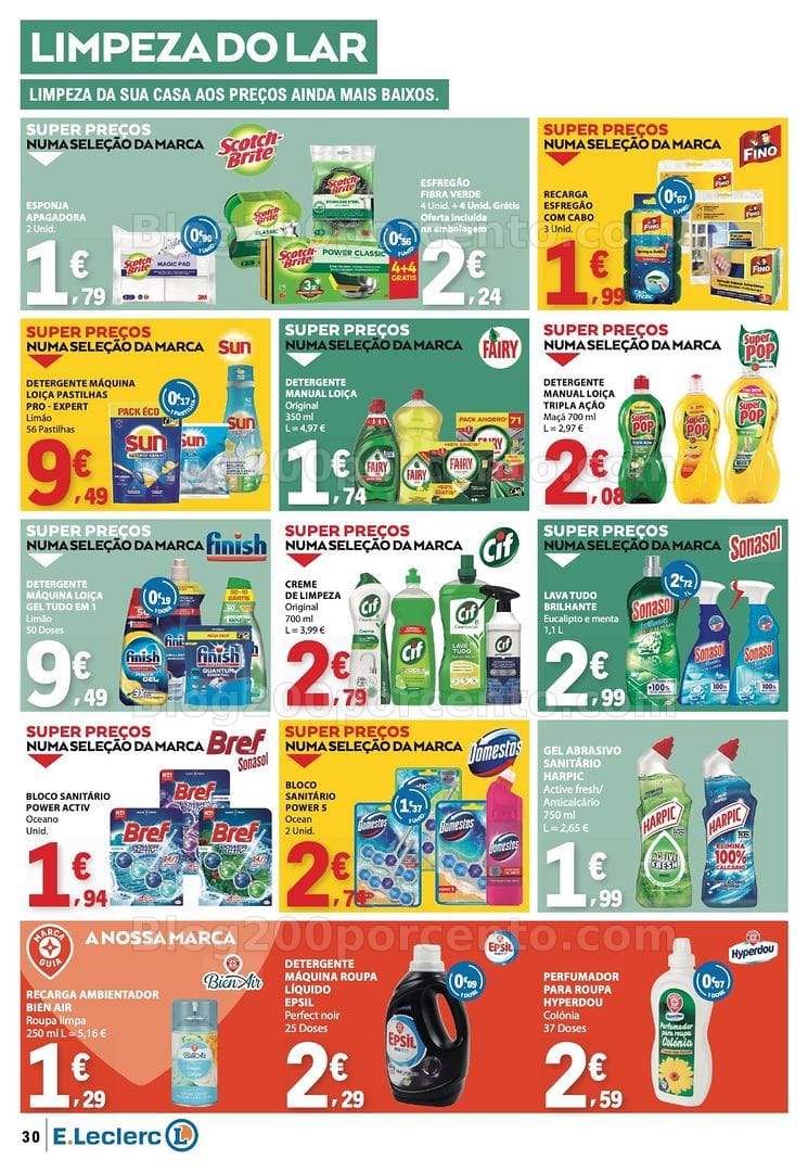 Antevisão Folheto E-LECLERC Promoções de 24 a 30 setembro